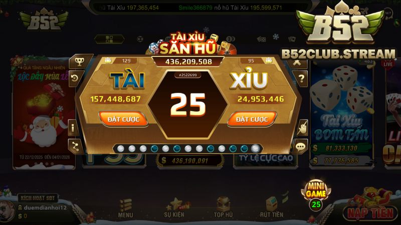 Giới thiệu tổng quan về Tài Xỉu B52 Club